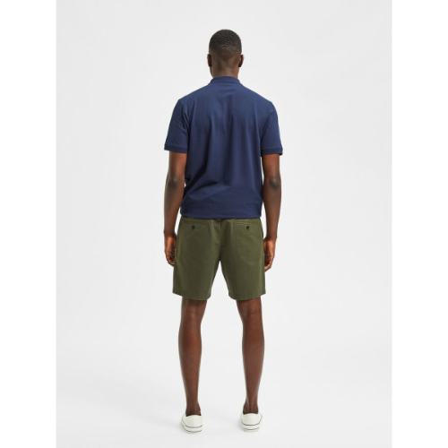 Selected Straight Fit Shorts Green