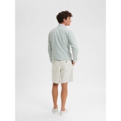 Selected Straight Fit Shorts Khaki