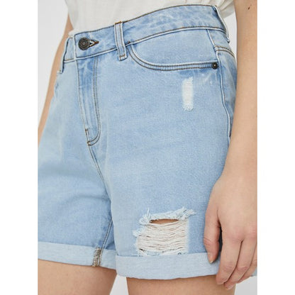 Noisy May Denim Shorts Light Blue