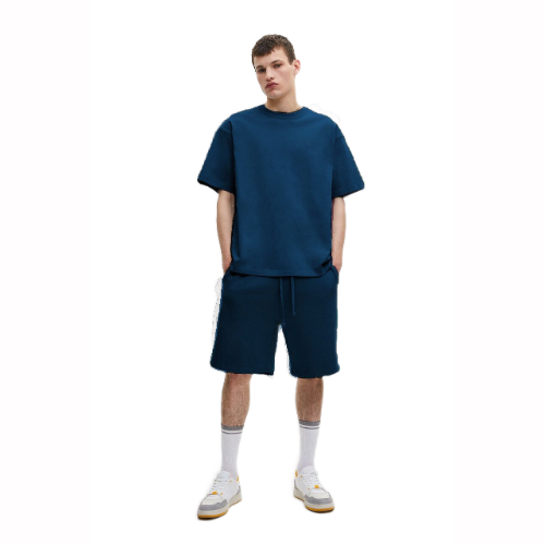 Pull & Bear Basic Sweatshorts Navy