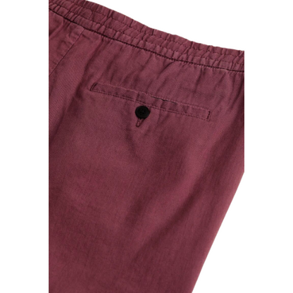 H&M LOGG Linen Shorts Maroon