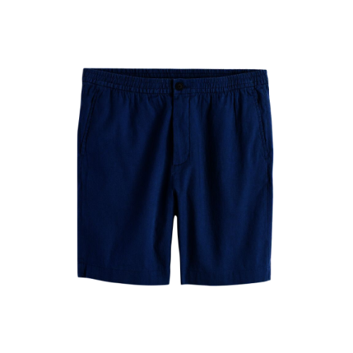 H&M LOGG Linen Shorts Navy