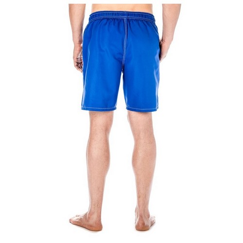 Premium Microfiber Mesh Swim Trunks Blue