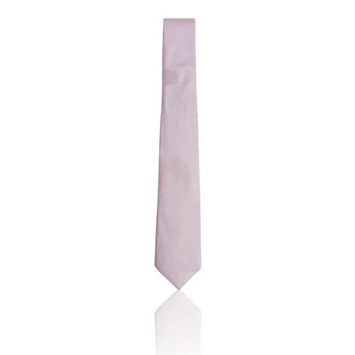 Marks & Spencer Pure Silk Geometric Pale Pink Tie