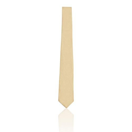 Marks & Spencer Pure Silk Textured Yellow Tie