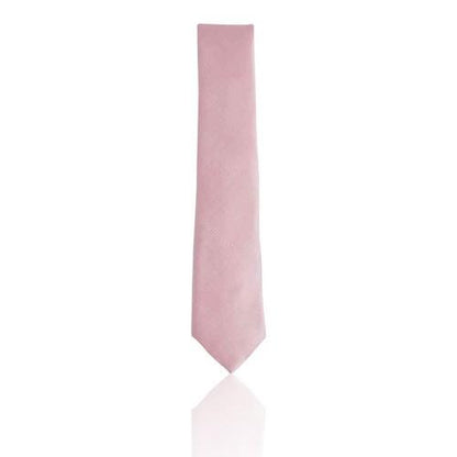 Marks & Spencer Luxury Pure Silk Satin Twill Pale Pink Tie