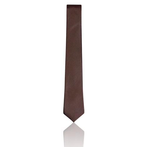 Marks & Spencer Pure Silk Textured Burnt Orange Tie