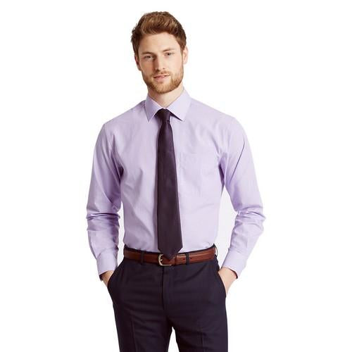 Marks & Spencer Lilac & Purple Classic Textured Tie