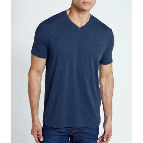 Dunnes V-Neck Regular Fit T-Shirt Denim