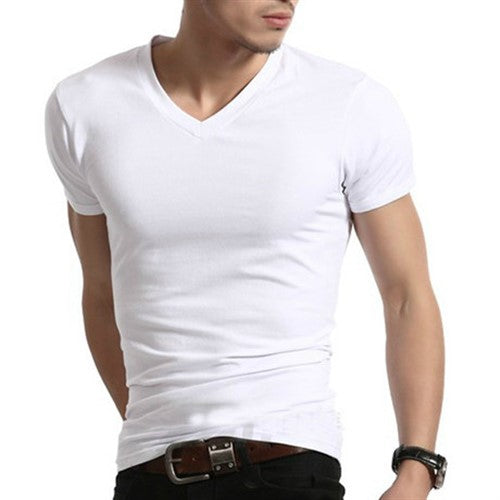 Gold Star Premium Stretch Slim Fit V Neck T-Shirt