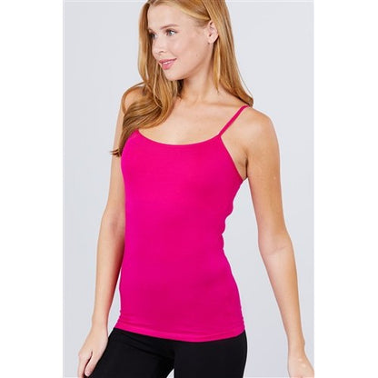 Vest With Built-In Bra Spring Hot Pink