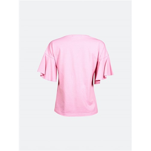 Bik Bok Jackie Angel Sleeve Top Pink Candy