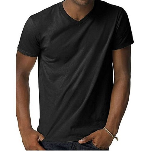 Hanes V-Neck T-Shirt Black