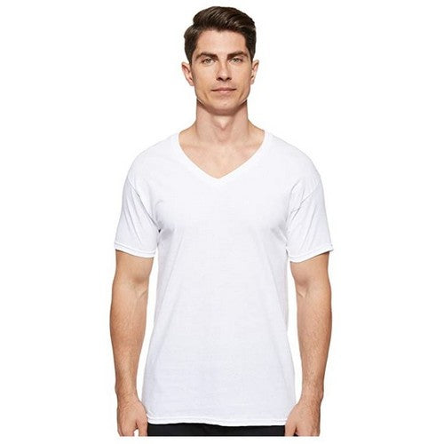 Hanes V-Neck T-Shirt White