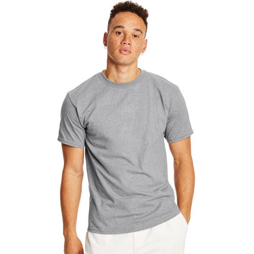 [VAT-FREE PRICE SLASH]Hanes Crew Neck T-Shirt Light Grey [FINAL SALE. NO RETURN. NO EXCHANGE. NO REFUND]
