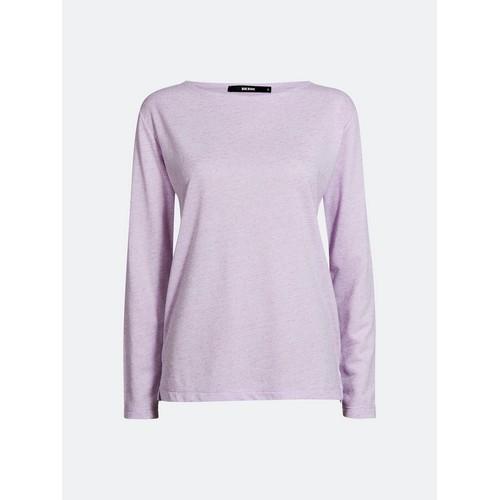 Bik Bok Linen Blend Lightweight Sweat Top Lilac