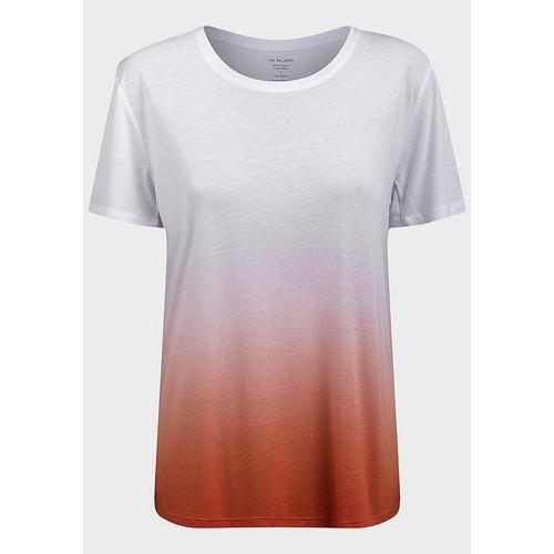 Relaxed Fit Ombre T-Shirt Orange