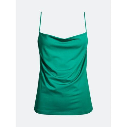 Bik Bok Cowl Neckline Gathered Cami Top Green