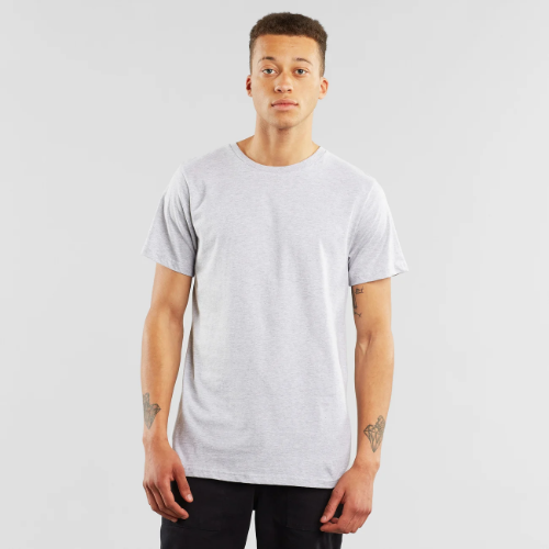 Size& Crew Neck T-Shirt Grey