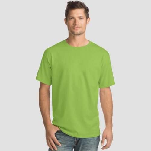 Size& Crew Neck T-Shirt Lime Green