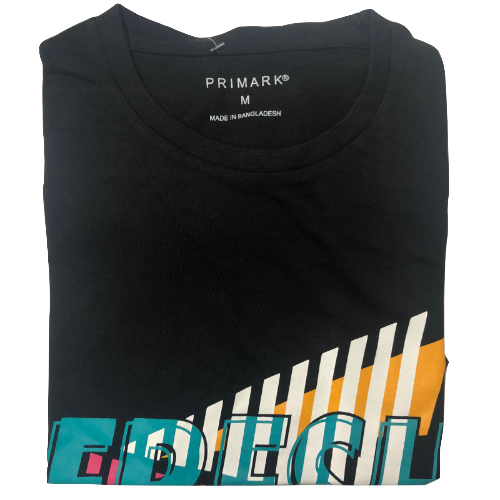 Primark Location T-Shirt Black Fresh