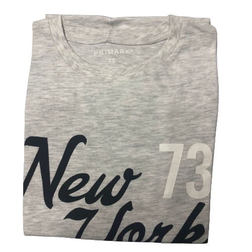 Primark Location T-Shirt Grey New York