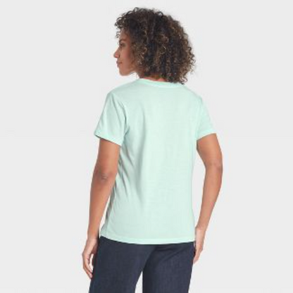 Amisu Crew Neck Tee Lime Green