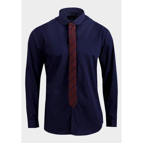 Shirt and Tie Combo Navy