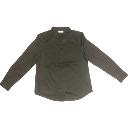 Turn-Up Sleeve Shirt Army Green