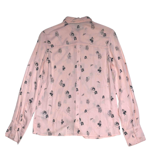 CKh Face Print Shirt Pale Pink