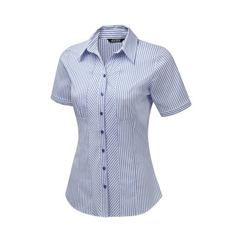 Vortex Short Sleeve Work Shirt Louise Sky Blue