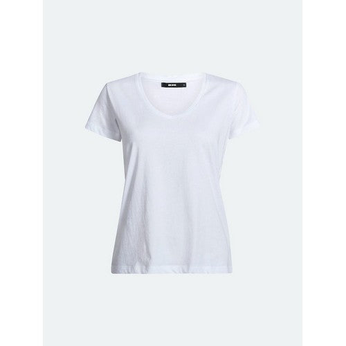 Relaxed Fit Lyocell T-Shirt Off White