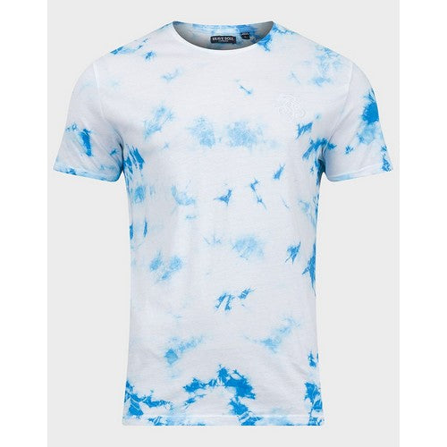 Brave Soul Tie Dye T-Shirt White/Blue