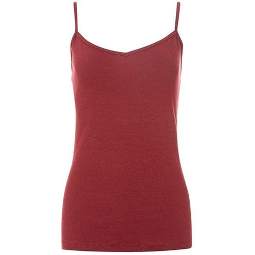 Rock & Rock Strappy Vest Burgundy