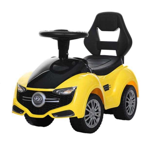 Ride-On Push Walker Car Yellow