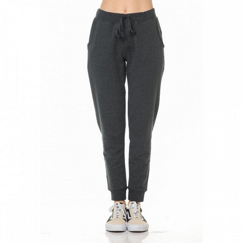 65776 French Terry Pull-On Joggers Charcoal 