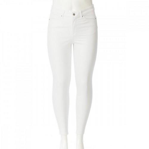 90500XL Plus Size Push-Up High-Rise Skinny Jean White