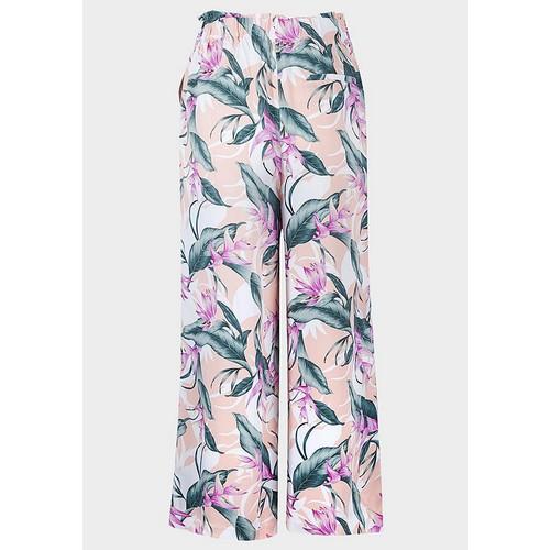 Floral Belted Pants Multi