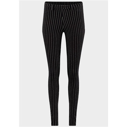 Uniqlo Jeggings Navy & Green Stripe
