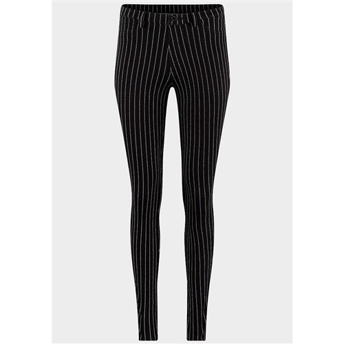Uniqlo Jeggings Navy & Green Stripe