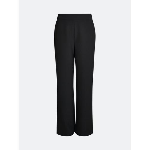 Bik Bok High Waist Wide Leg Suit Trousers Black