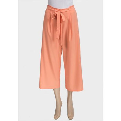 Wide Leg Lighweight Culottes Peach