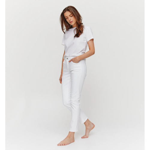 Promod Stretch Twill Jeans White