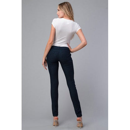 Mid-Rise Skinny Jeans Navy