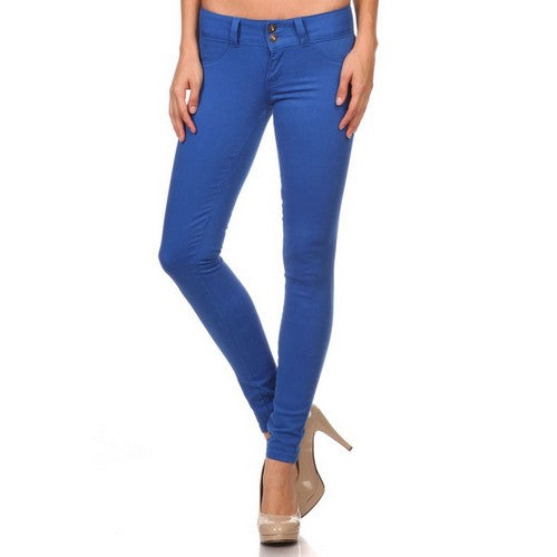 SMNSP105-C-C-C Low Rise Skinny Jeans Royal