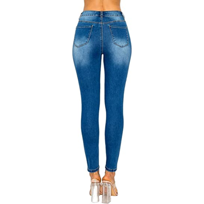 Push-Up Butt Denim Jeans Medium Denim