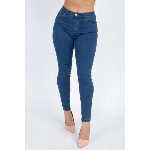 DBP0534 Skinny Denim Jeans Medium Denim