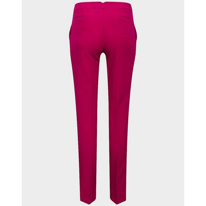 Incity Slim Fit Tailored Pants Crimson