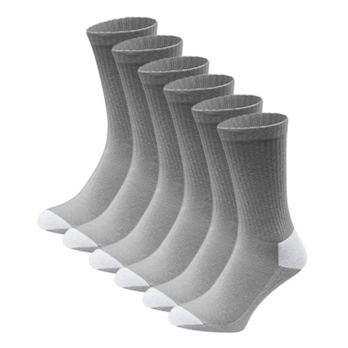 Crew Socks 3-Pair Pack Grey/White
