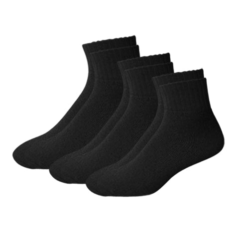 Ankle Socks 3-Pair Pack Black